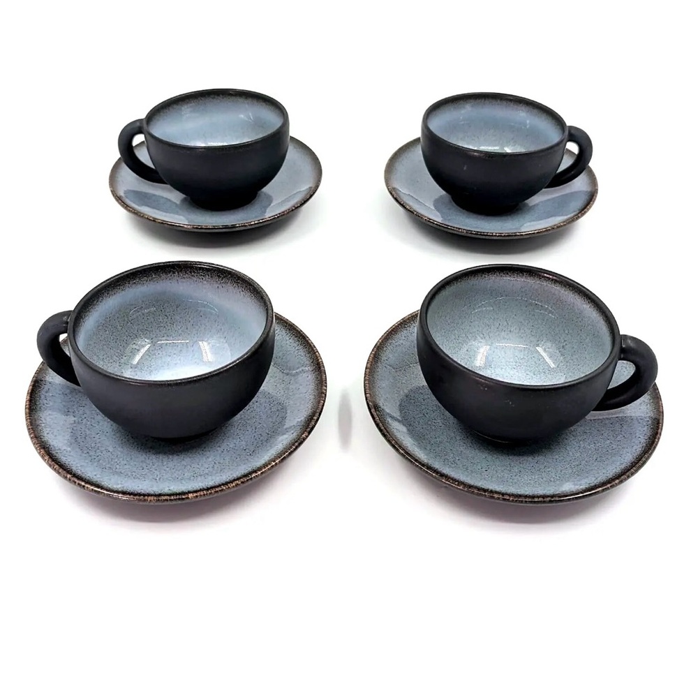 Set of JARS made in France Tourron ecource collection.